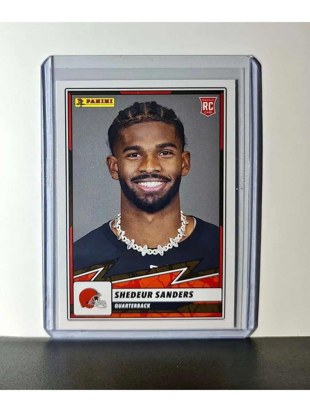 Shedeur Sanders Rookie 2025 Panini NFL #98 Sticker Card Cleveland Browns